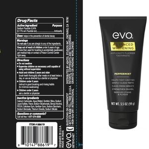 Advanced Whitening Toothpaste - Black
